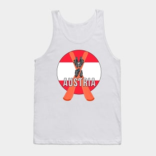 Cool Ski Flag of Austria Tank Top